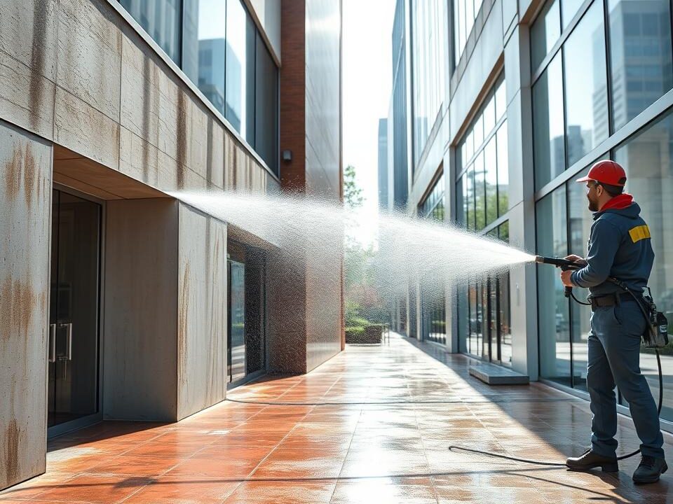 Commercial Pressure Washing That Meets Environmental Regulations